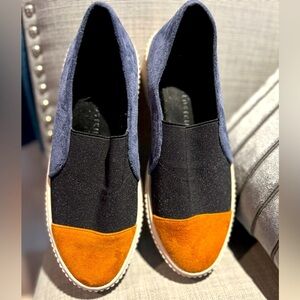 LOGO by Lori Goldstein - Platform Sneakers - LI-Sylvie - Navy - Size 6